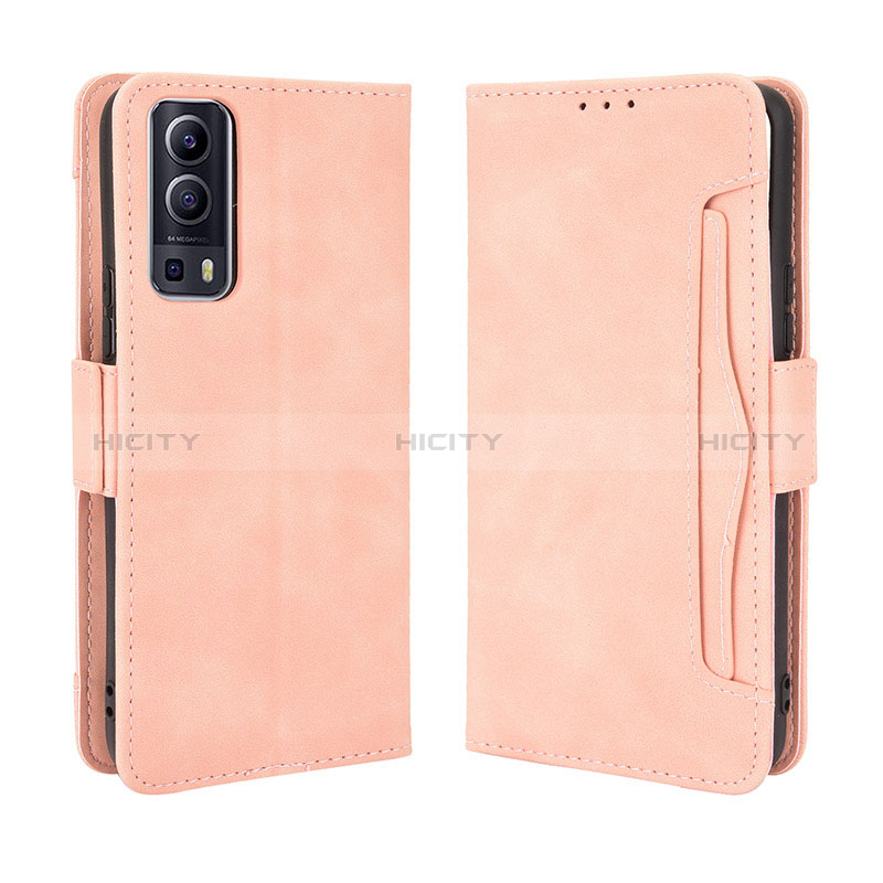 Coque Portefeuille Livre Cuir Etui Clapet BY3 pour Vivo Y72 5G Plus