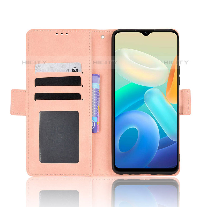 Coque Portefeuille Livre Cuir Etui Clapet BY3 pour Vivo Y74s 5G Plus