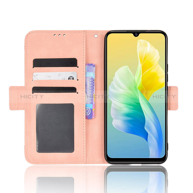 Coque Portefeuille Livre Cuir Etui Clapet BY3 pour Vivo Y75 4G Plus