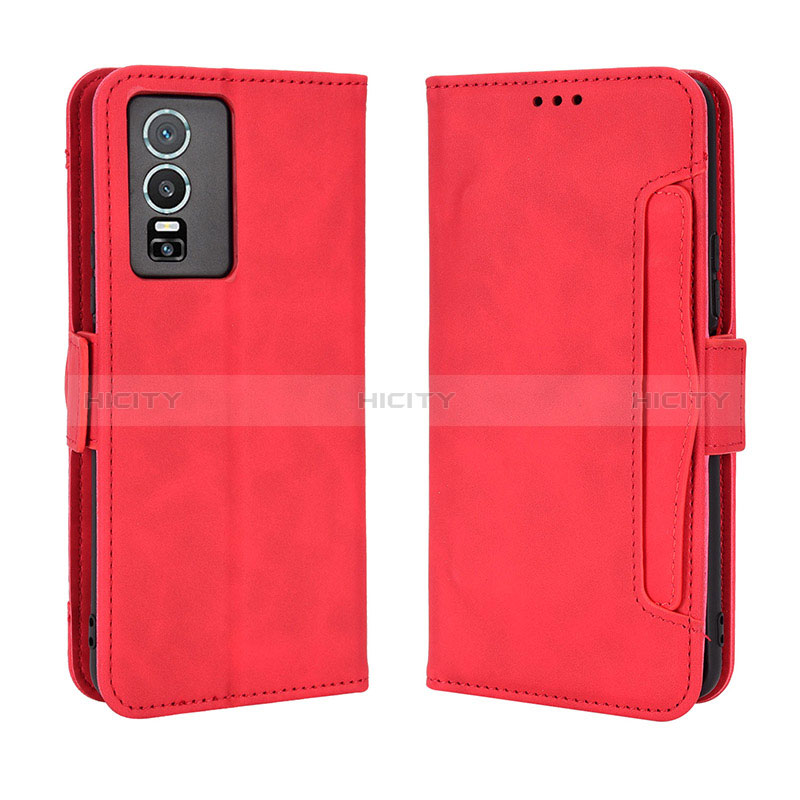 Coque Portefeuille Livre Cuir Etui Clapet BY3 pour Vivo Y76 5G Plus