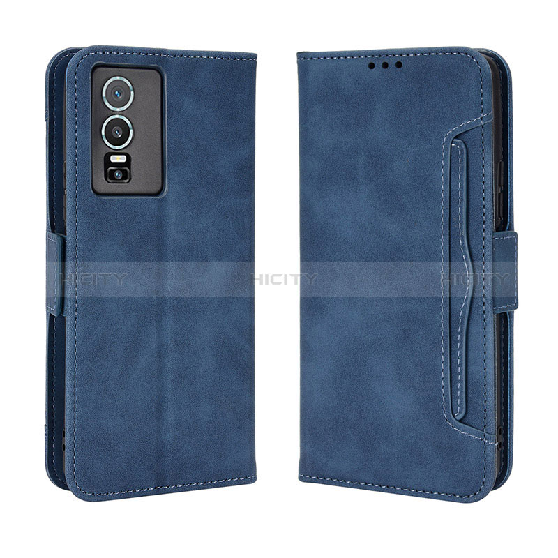 Coque Portefeuille Livre Cuir Etui Clapet BY3 pour Vivo Y76 5G Plus