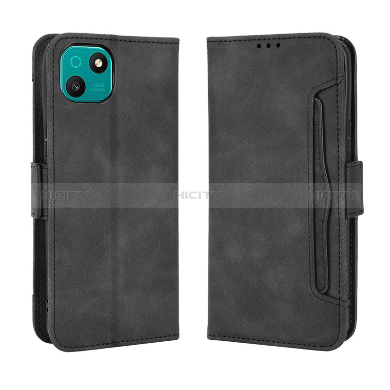 Coque Portefeuille Livre Cuir Etui Clapet BY3 pour Wiko T10 Plus