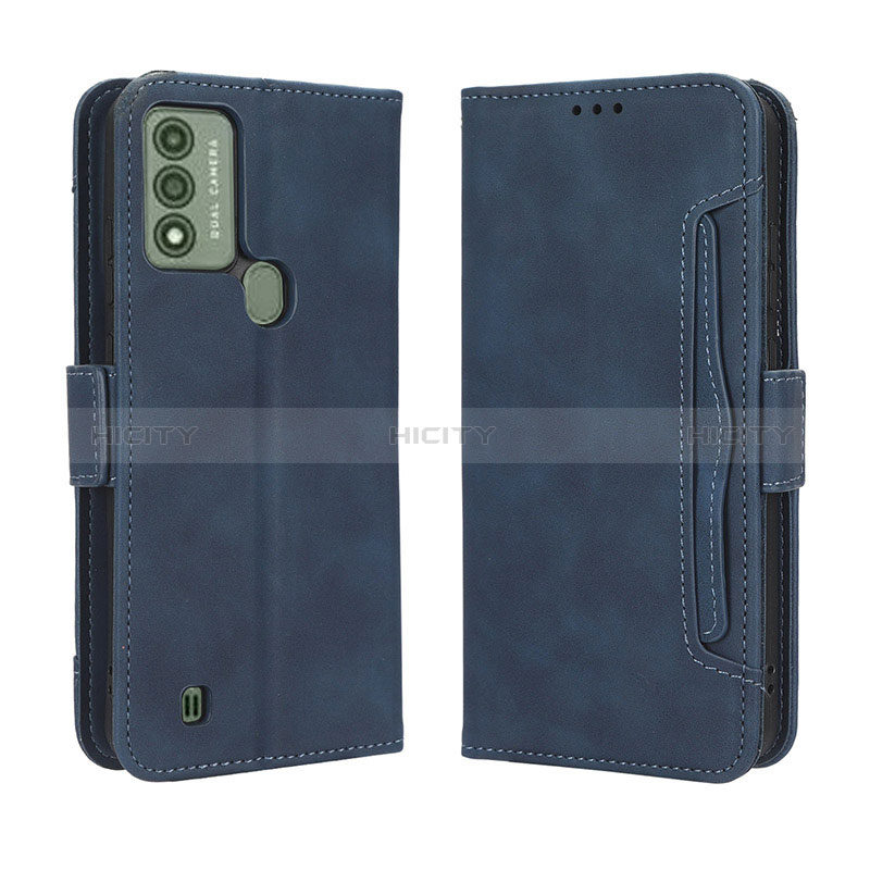 Coque Portefeuille Livre Cuir Etui Clapet BY3 pour Wiko Voix Bleu Plus