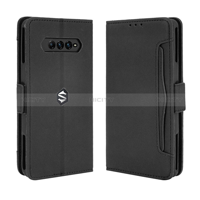 Coque Portefeuille Livre Cuir Etui Clapet BY3 pour Xiaomi Black Shark 4 5G Noir Plus