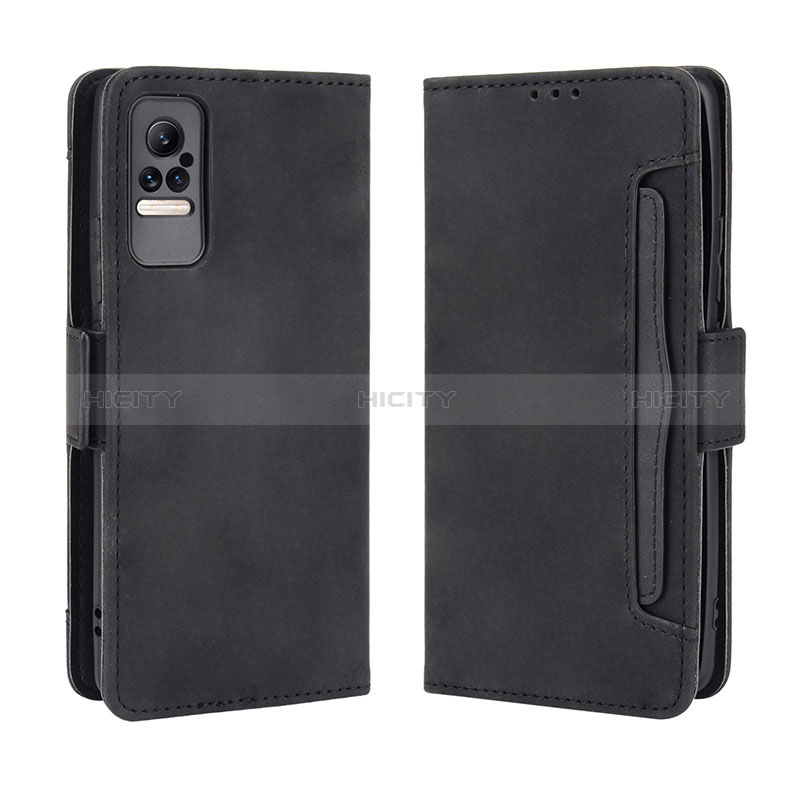 Coque Portefeuille Livre Cuir Etui Clapet BY3 pour Xiaomi Civi 1S 5G Noir Plus