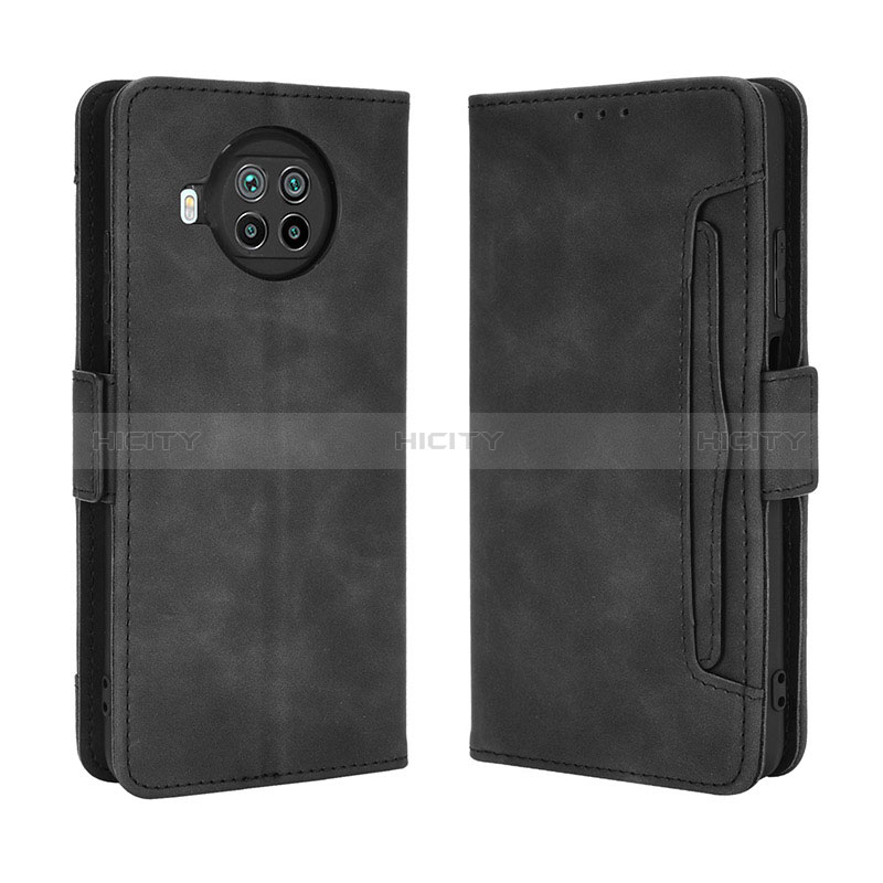 Coque Portefeuille Livre Cuir Etui Clapet BY3 pour Xiaomi Mi 10i 5G Noir Plus