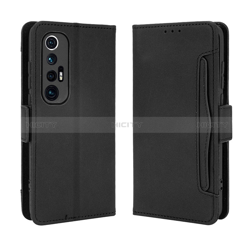 Coque Portefeuille Livre Cuir Etui Clapet BY3 pour Xiaomi Mi 10S 5G Noir Plus