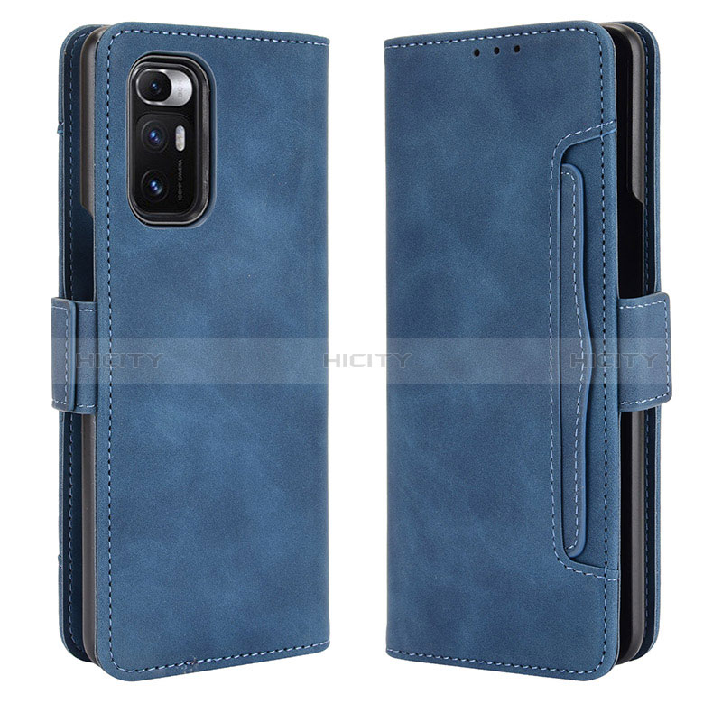 Coque Portefeuille Livre Cuir Etui Clapet BY3 pour Xiaomi Mix Fold 5G Bleu Plus