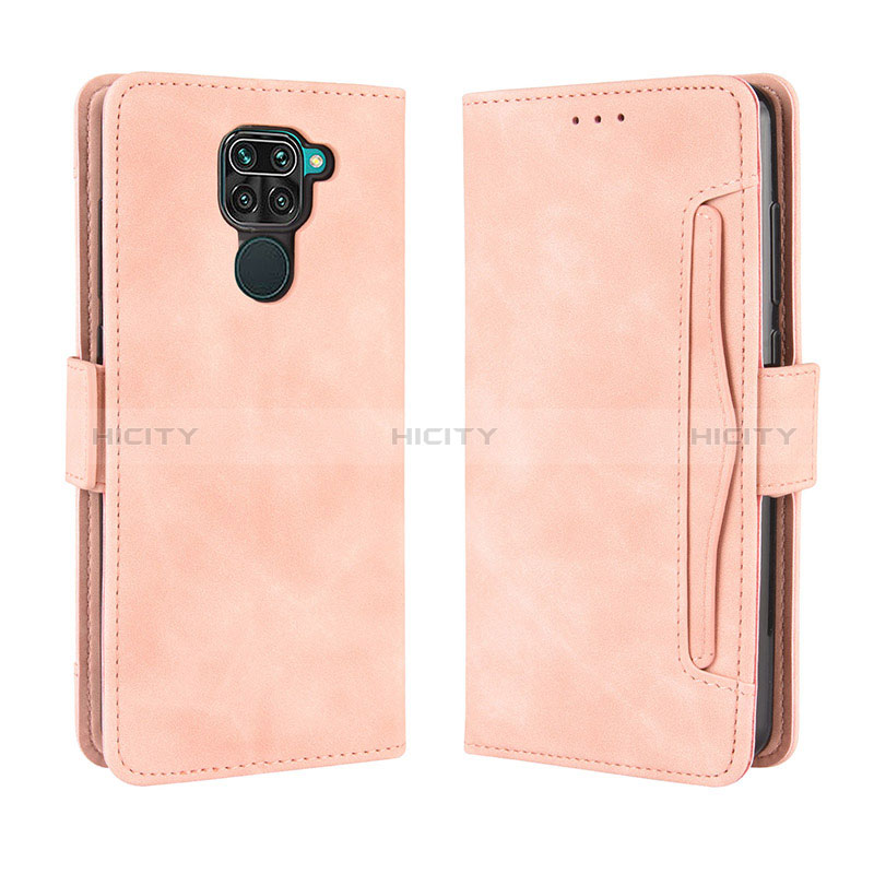 Coque Portefeuille Livre Cuir Etui Clapet BY3 pour Xiaomi Redmi 10X 4G Rose Plus