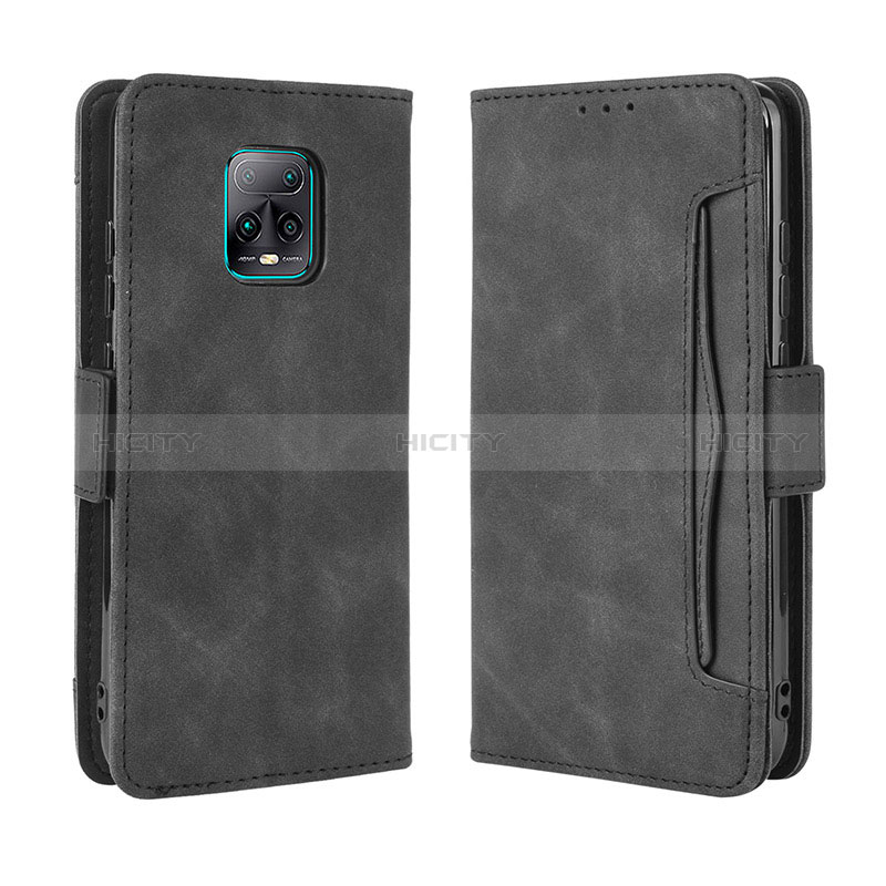 Coque Portefeuille Livre Cuir Etui Clapet BY3 pour Xiaomi Redmi 10X 5G Noir Plus