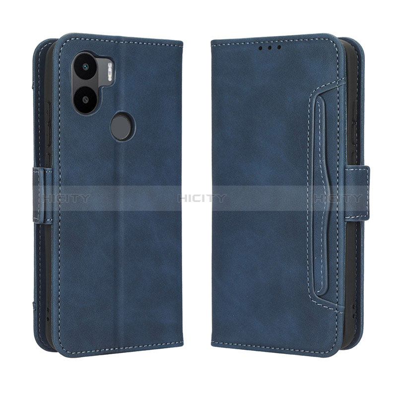 Coque Portefeuille Livre Cuir Etui Clapet BY3 pour Xiaomi Redmi A1 Plus Bleu Plus