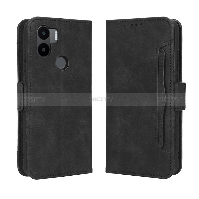 Coque Portefeuille Livre Cuir Etui Clapet BY3 pour Xiaomi Redmi A1 Plus Noir Plus