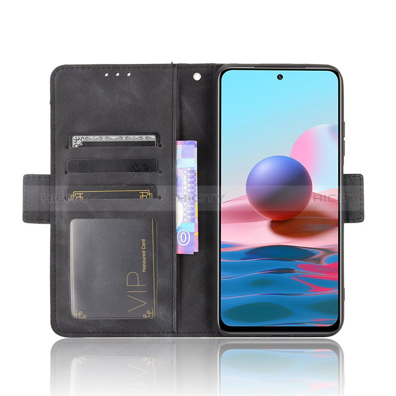 Coque Portefeuille Livre Cuir Etui Clapet BY3 pour Xiaomi Redmi Note 10S 4G Plus