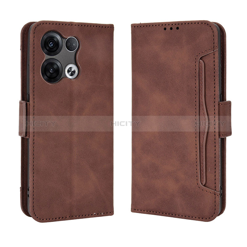 Coque Portefeuille Livre Cuir Etui Clapet BY3 pour Xiaomi Redmi Note 13 5G Marron Plus