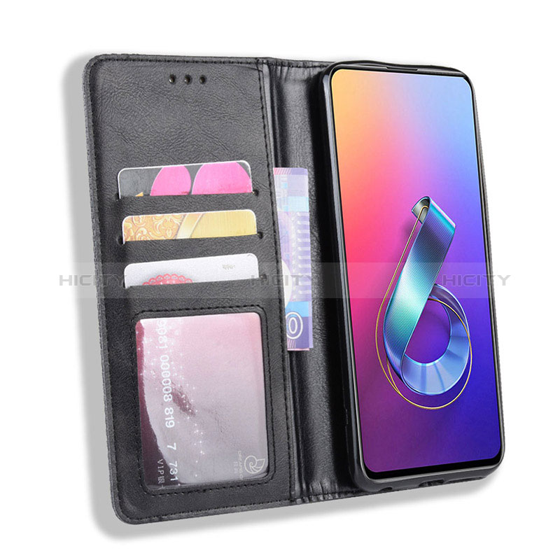 Coque Portefeuille Livre Cuir Etui Clapet BY4 pour Asus Zenfone 6 ZS630KL Plus