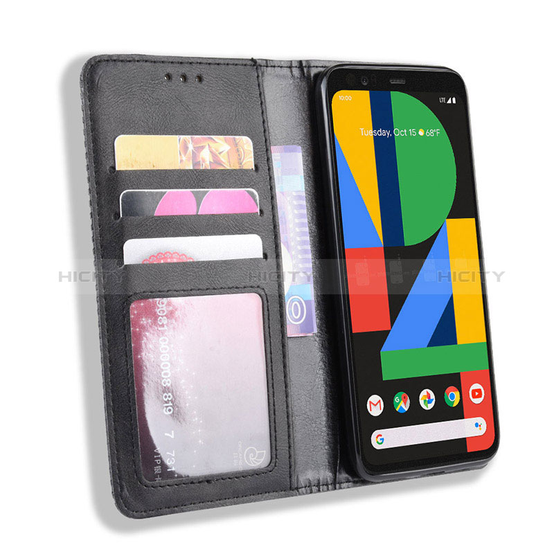 Coque Portefeuille Livre Cuir Etui Clapet BY4 pour Google Pixel 4 Plus