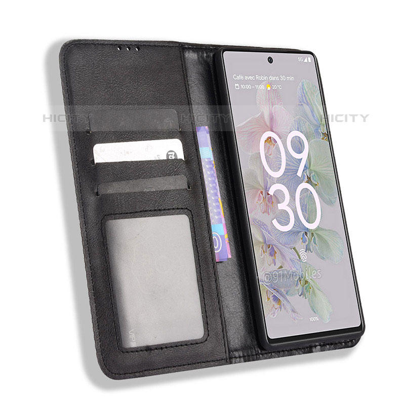 Coque Portefeuille Livre Cuir Etui Clapet BY4 pour Google Pixel 6a 5G Plus