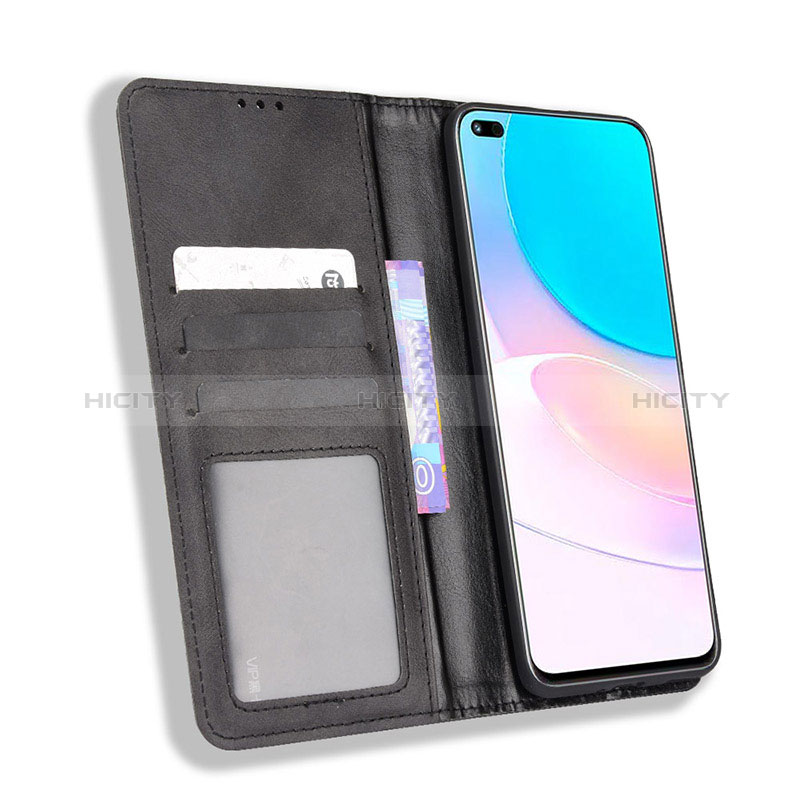 Coque Portefeuille Livre Cuir Etui Clapet BY4 pour Huawei Honor 50 Lite Plus