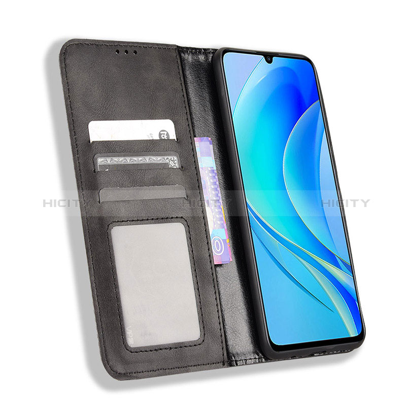 Coque Portefeuille Livre Cuir Etui Clapet BY4 pour Huawei Nova Y71 Plus