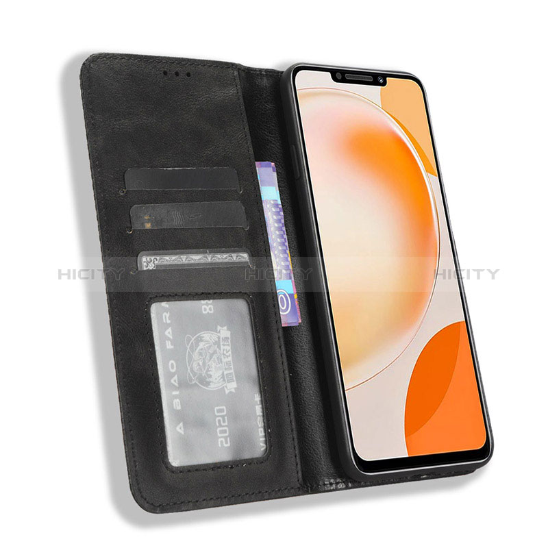 Coque Portefeuille Livre Cuir Etui Clapet BY4 pour Huawei Nova Y91 Plus