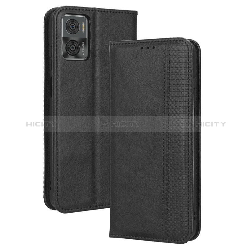 Coque Portefeuille Livre Cuir Etui Clapet BY4 pour Motorola Moto E22 Plus