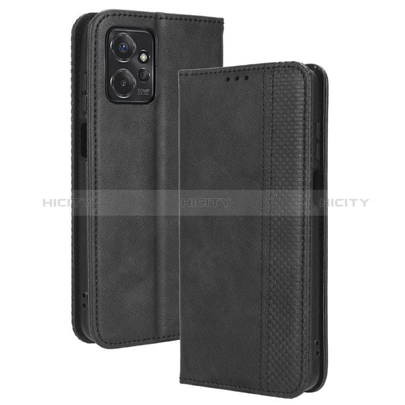 Coque Portefeuille Livre Cuir Etui Clapet BY4 pour Motorola Moto G Power 5G (2023) Noir Plus