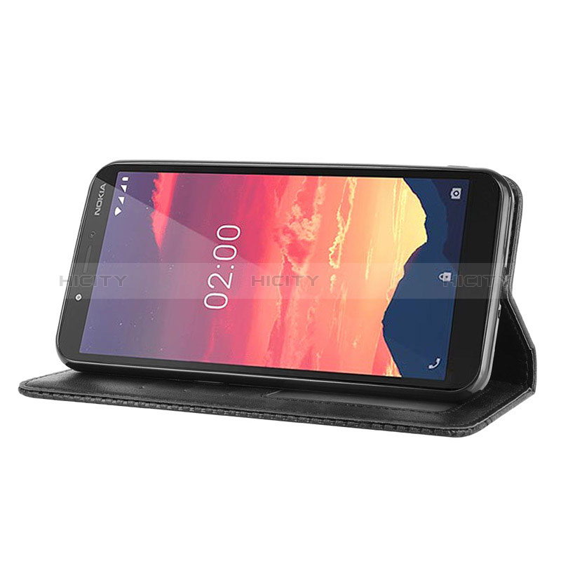 Coque Portefeuille Livre Cuir Etui Clapet BY4 pour Nokia C2 Plus