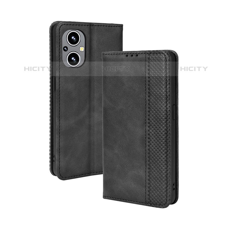 Coque Portefeuille Livre Cuir Etui Clapet BY4 pour OnePlus Nord N20 5G Noir Plus