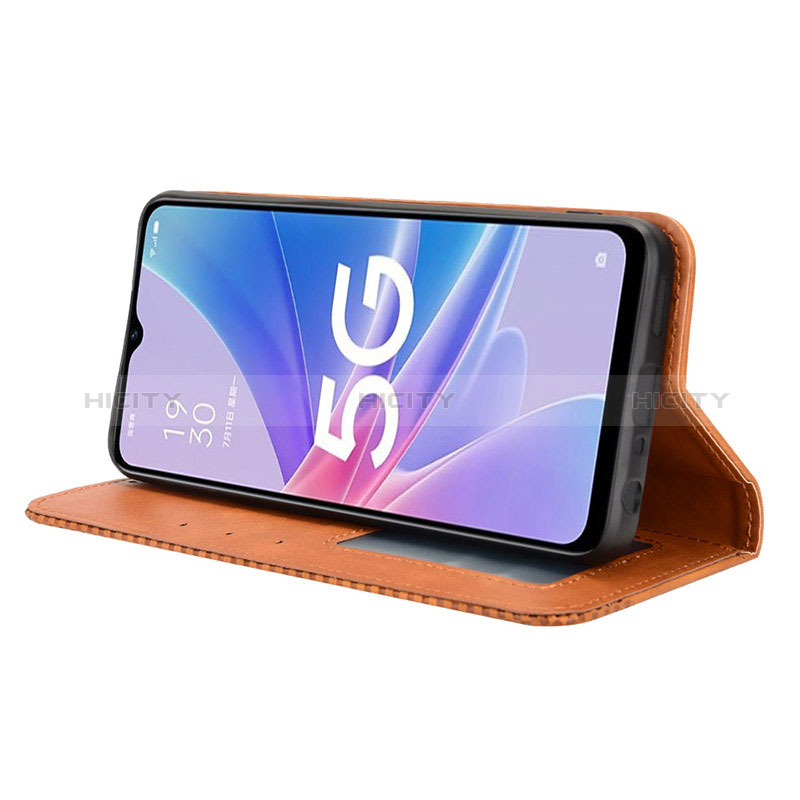 Coque Portefeuille Livre Cuir Etui Clapet BY4 pour Oppo A1 5G Plus