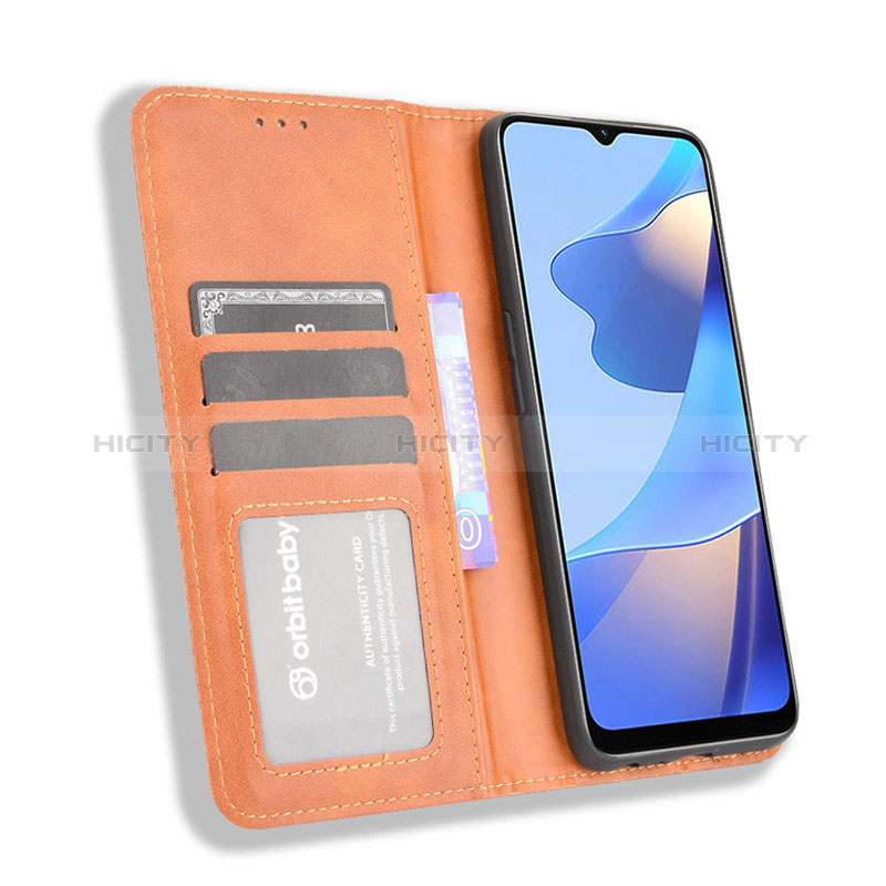 Coque Portefeuille Livre Cuir Etui Clapet BY4 pour Oppo A16 Plus