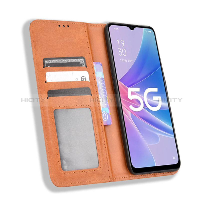 Coque Portefeuille Livre Cuir Etui Clapet BY4 pour Oppo A1x 5G Plus