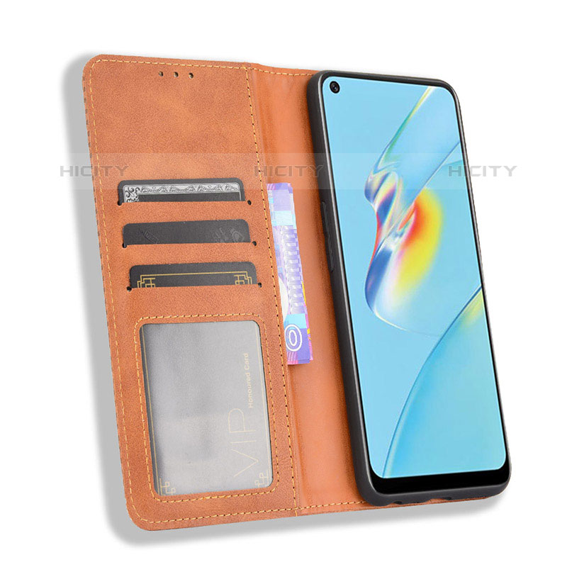 Coque Portefeuille Livre Cuir Etui Clapet BY4 pour Oppo A54 4G Plus