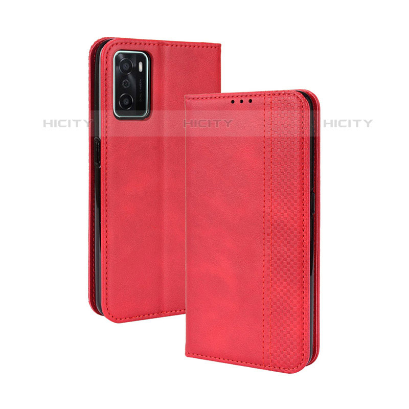 Coque Portefeuille Livre Cuir Etui Clapet BY4 pour Oppo A55S 5G Plus