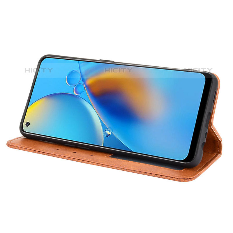 Coque Portefeuille Livre Cuir Etui Clapet BY4 pour Oppo A74 4G Plus