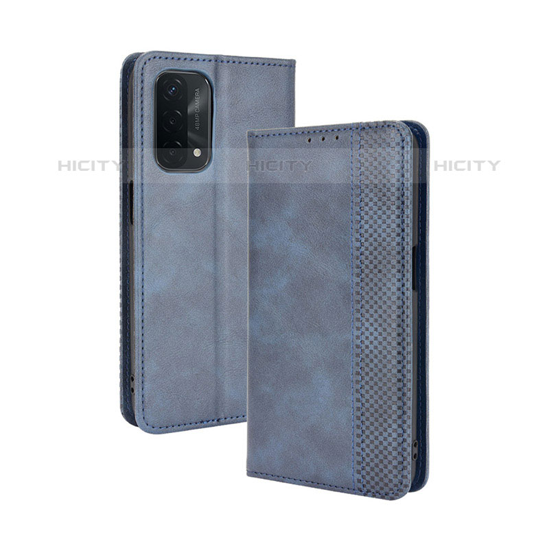 Coque Portefeuille Livre Cuir Etui Clapet BY4 pour Oppo A93 5G Plus