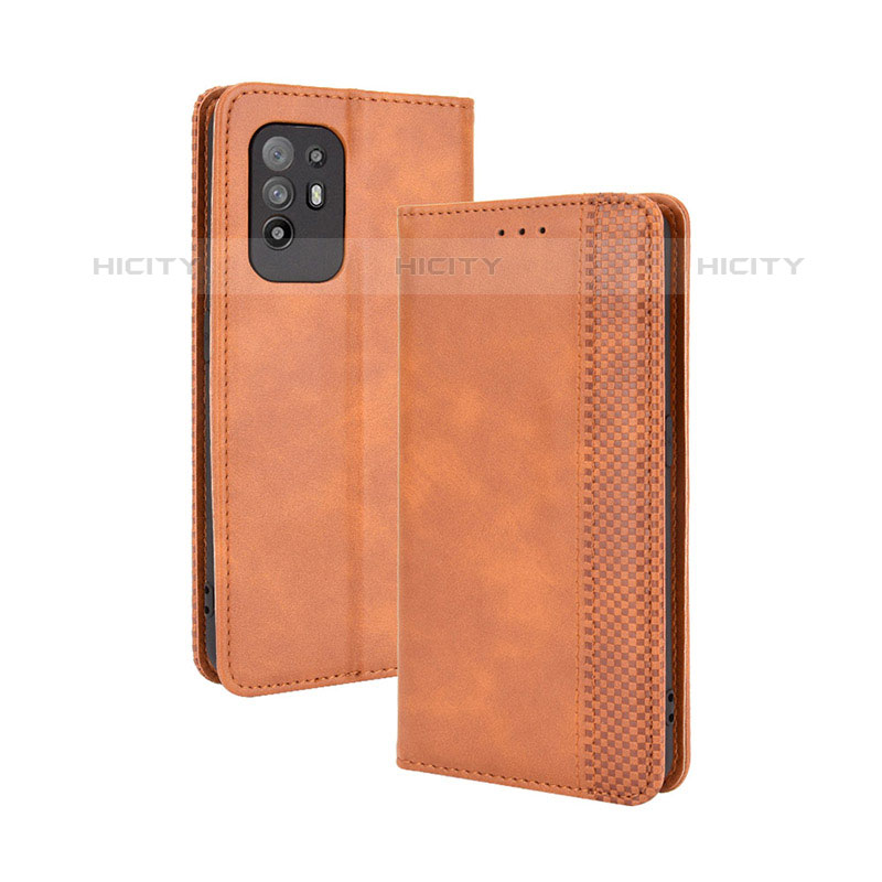 Coque Portefeuille Livre Cuir Etui Clapet BY4 pour Oppo A94 5G Plus