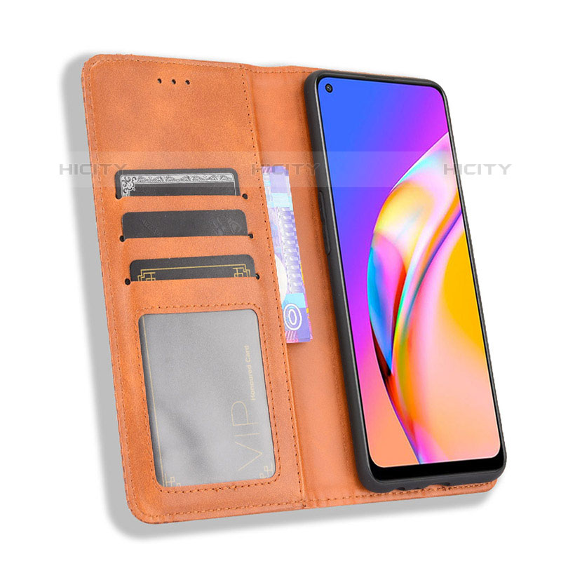 Coque Portefeuille Livre Cuir Etui Clapet BY4 pour Oppo A94 5G Plus