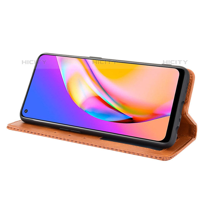 Coque Portefeuille Livre Cuir Etui Clapet BY4 pour Oppo A94 5G Plus