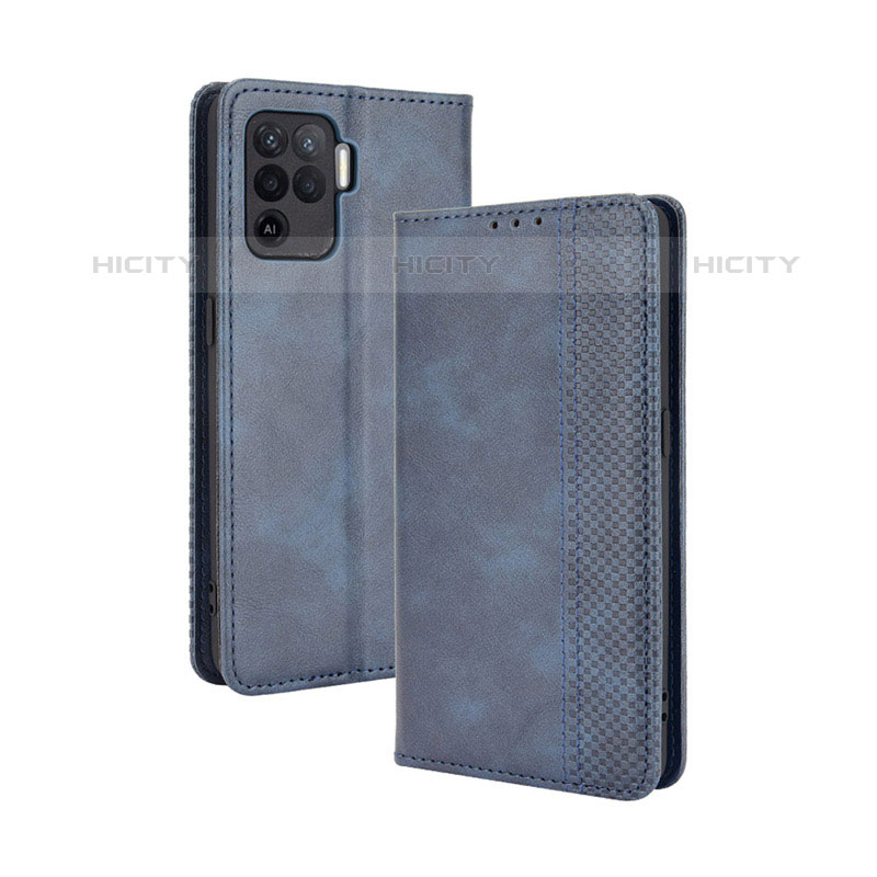 Coque Portefeuille Livre Cuir Etui Clapet BY4 pour Oppo F19 Pro Plus