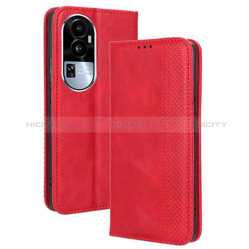 Coque Portefeuille Livre Cuir Etui Clapet BY4 pour Oppo Reno10 Pro+ Plus 5G Plus