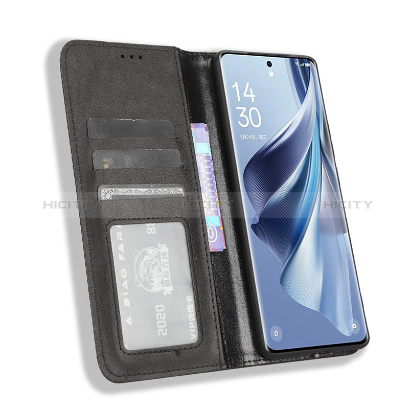 Coque Portefeuille Livre Cuir Etui Clapet BY4 pour Oppo Reno10 Pro+ Plus 5G Plus