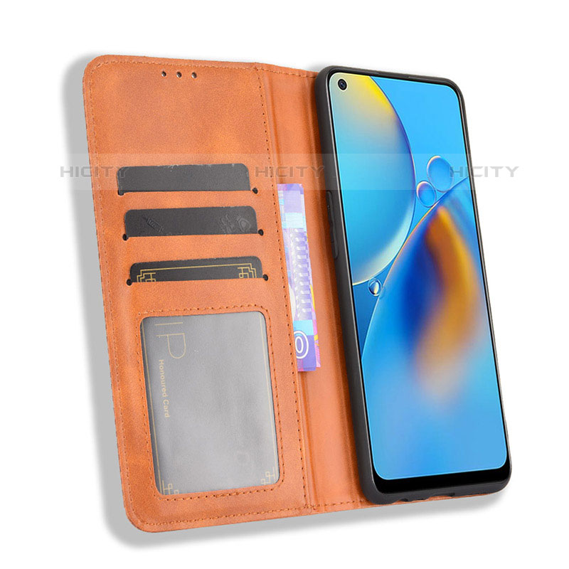 Coque Portefeuille Livre Cuir Etui Clapet BY4 pour Oppo Reno6 Lite Plus