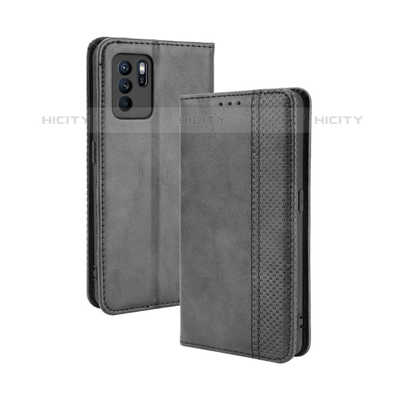 Coque Portefeuille Livre Cuir Etui Clapet BY4 pour Oppo Reno6 Z 5G Plus