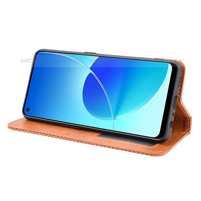 Coque Portefeuille Livre Cuir Etui Clapet BY4 pour Oppo Reno6 Z 5G Plus