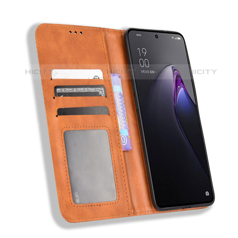 Coque Portefeuille Livre Cuir Etui Clapet BY4 pour Oppo Reno8 5G Plus