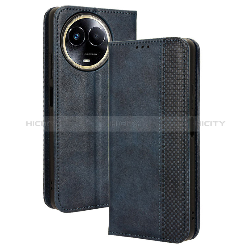 Coque Portefeuille Livre Cuir Etui Clapet BY4 pour Realme 11X 5G Plus