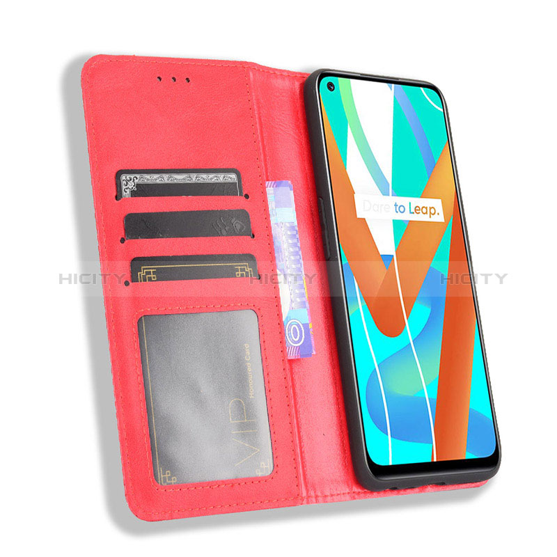 Coque Portefeuille Livre Cuir Etui Clapet BY4 pour Realme 8 5G Plus