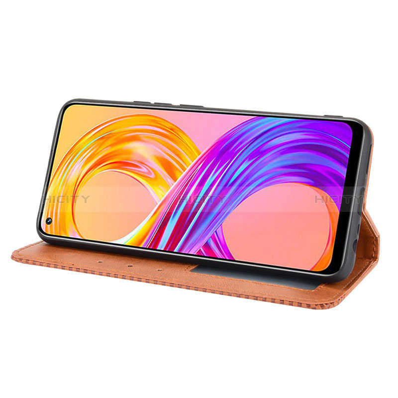 Coque Portefeuille Livre Cuir Etui Clapet BY4 pour Realme 8 Pro Plus