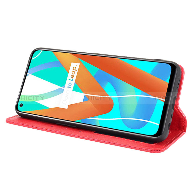 Coque Portefeuille Livre Cuir Etui Clapet BY4 pour Realme 8s 5G Plus