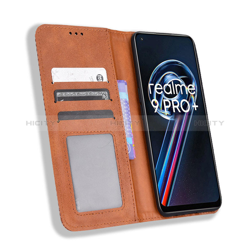 Coque Portefeuille Livre Cuir Etui Clapet BY4 pour Realme 9 5G Plus